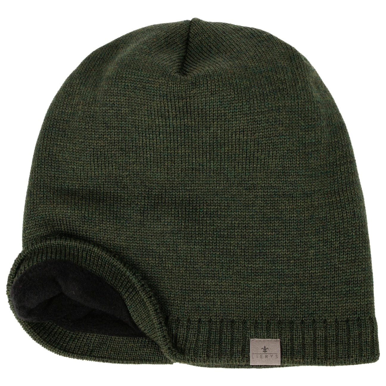 Lierys Fine Merino Classic Oversize Beanie Hat - Soft Wool Winter Hat for Men & Women - Perfect for Skiing, Hiking & Cold Weather Activities