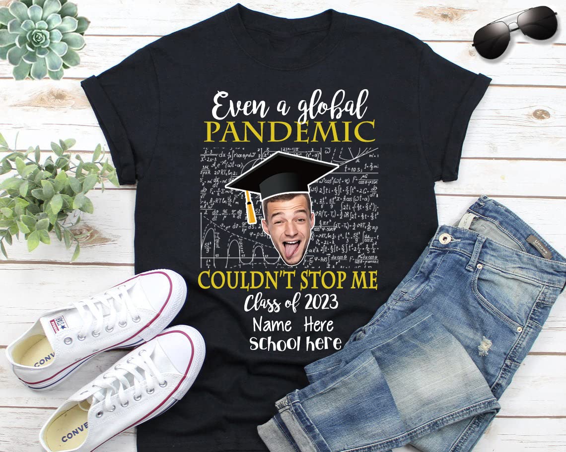 Custom Class of 2023 T-Shirt - Personalized Graduation Gift for Men - Perfect for Graduation Ceremonies, Parties & Alumni Reunions
