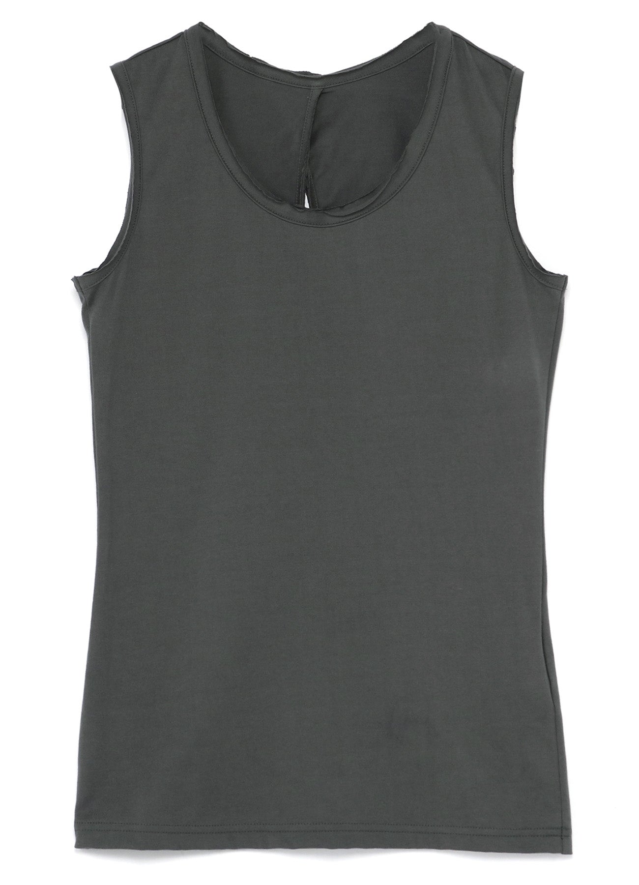 40/2 Cotton Plain Stitch Back Open Tank Top - Breathable & Comfortable Women's Summer Casual Wear for Beach, Gym, and Everyday Outfits