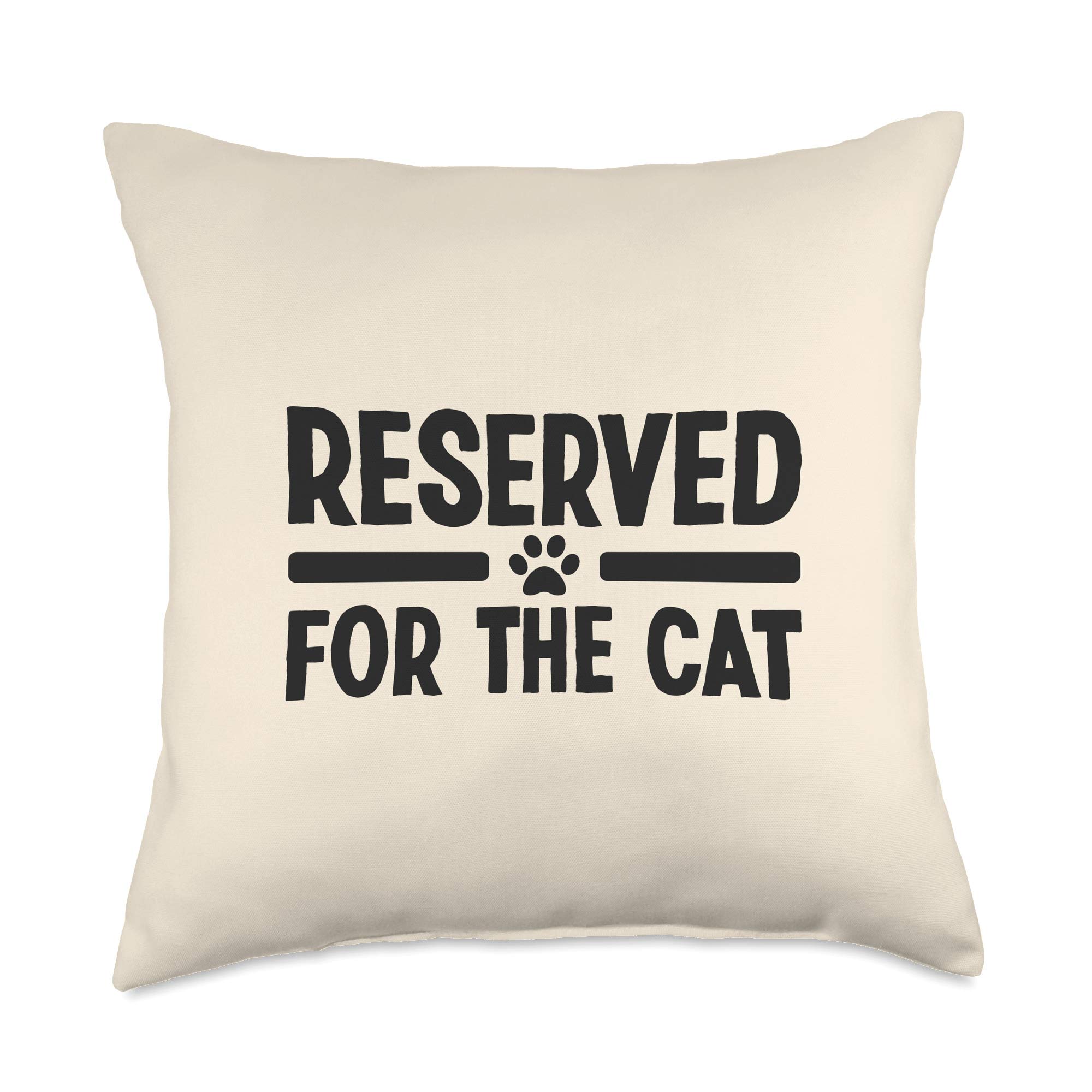 Cute Cat Lover Throw Pillow - Soft Decorative Cat-Themed Cushion for Sofa, Bed & Home Decor - Perfect Gift for Cat Owners