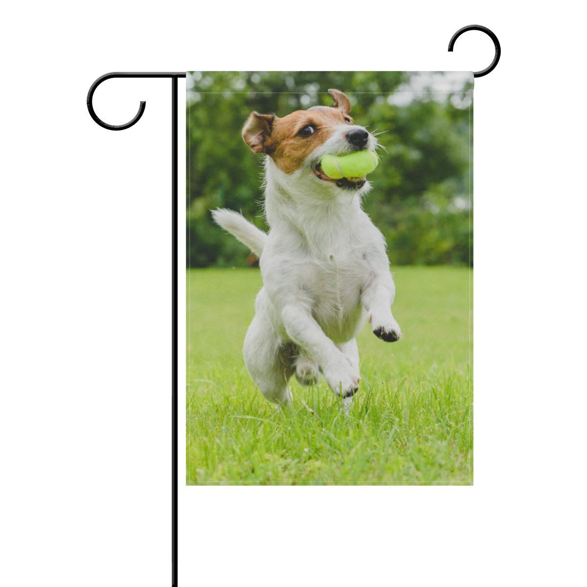 Jack Russell Terrier Garden Flag - 12x18 Inch Outdoor Welcome Decor for Yard, House & Patio | Perfect for Dog Lovers, Seasonal Decor & Front Porch Display