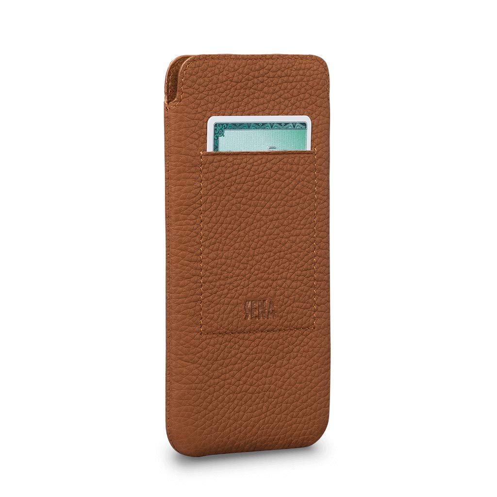 Ultra Slim Leather Wallet Case for iPhone 11 Pro Max - RFID Blocking & Card Holder (Tan) | Perfect for Travel, Business & Everyday Use