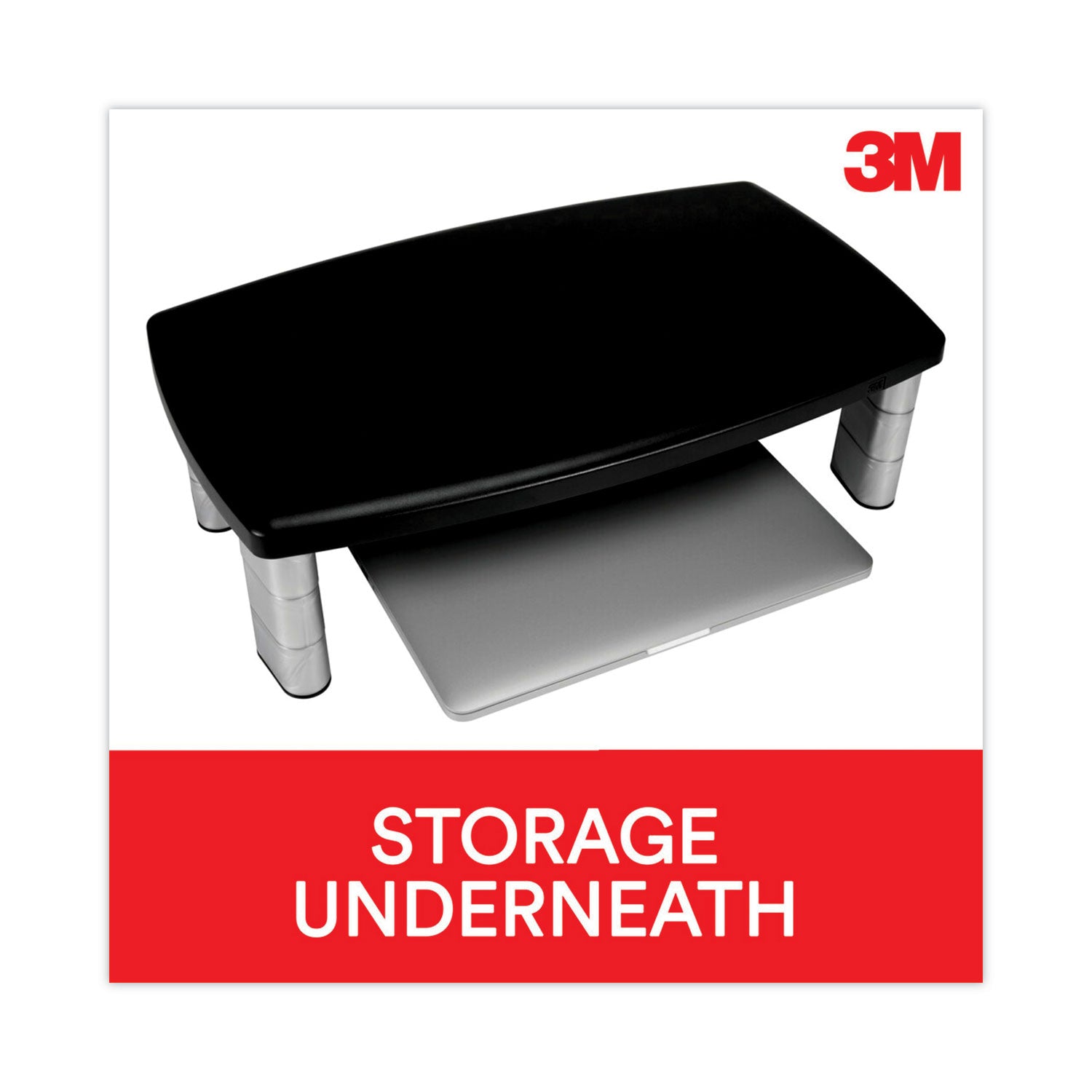 3M™ Extra Wide Adjustable Monitor Stand - 20