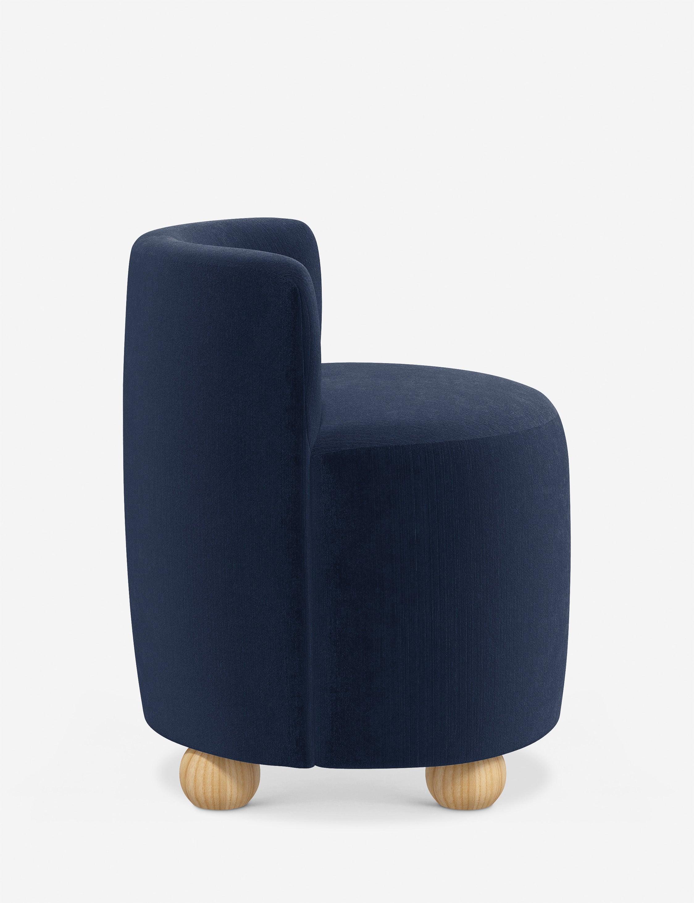 Fernsby Modern Accent Chair - Mid Century Style Upholstered Lounge Chair for Living Room, Bedroom & Office - Comfortable Fabric Armchair with Wooden Legs - Perfect for Reading, Relaxing & Decorating