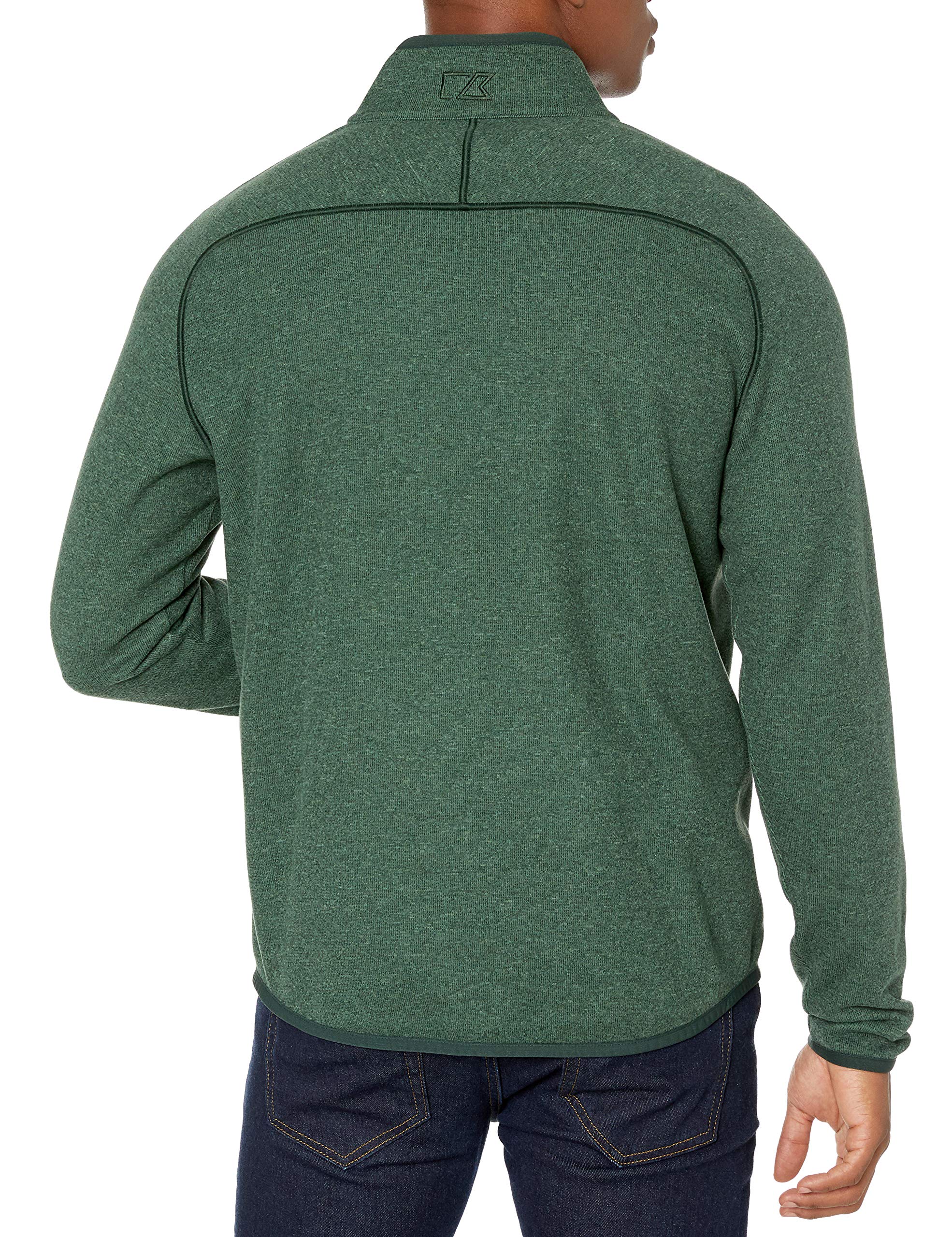 Cutter & Buck Men's Big & Tall Full Zip Jacket - Water-Resistant Lightweight Windbreaker for Outdoor Activities & Casual Wear