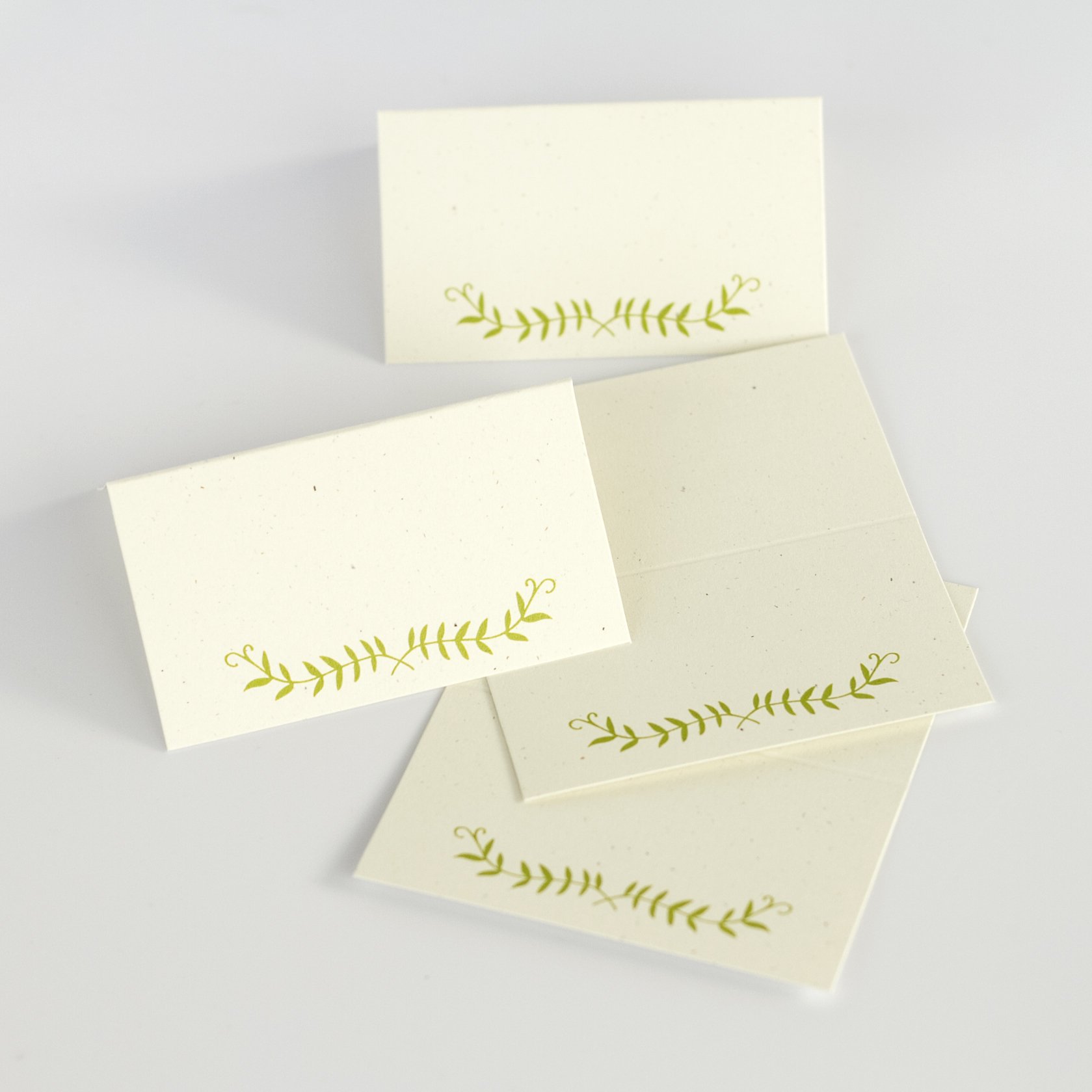 20 Pack Folded Escort Cards for Weddings - Elegant Place Cards with Write-on Design (4