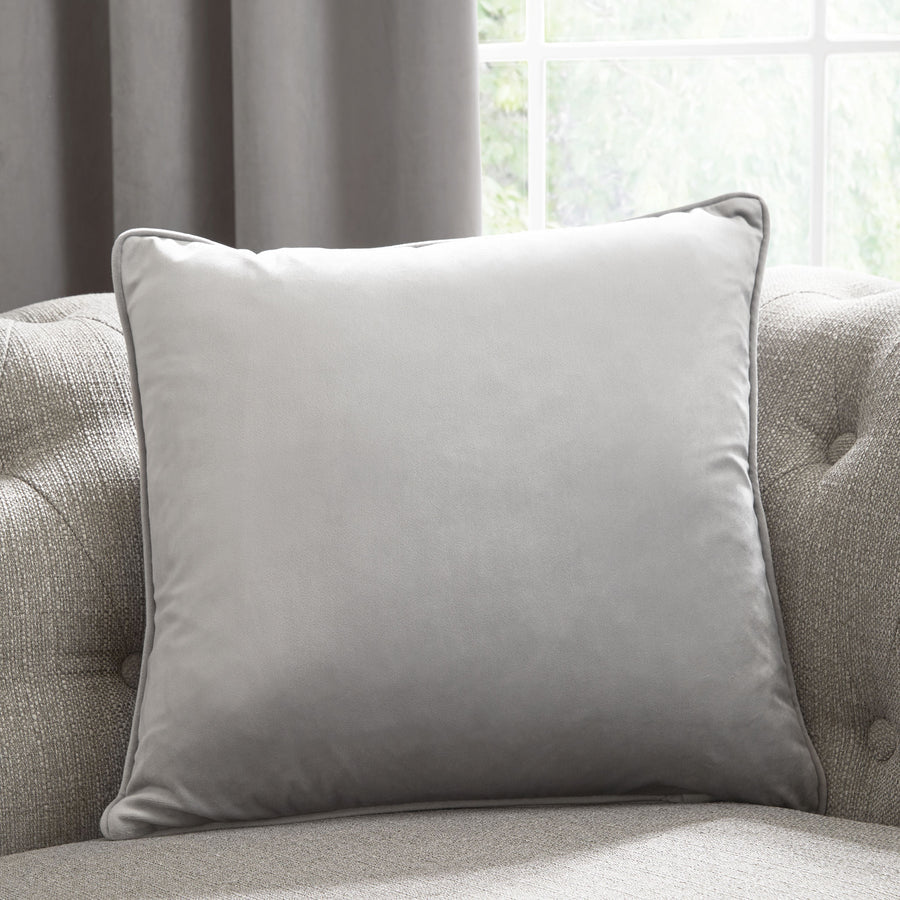 Laurence Llewelyn Bowen Montrose Silver Cushion Cover | Luxury Decorative Throw Pillow for Sofa, Bed & Home Decor