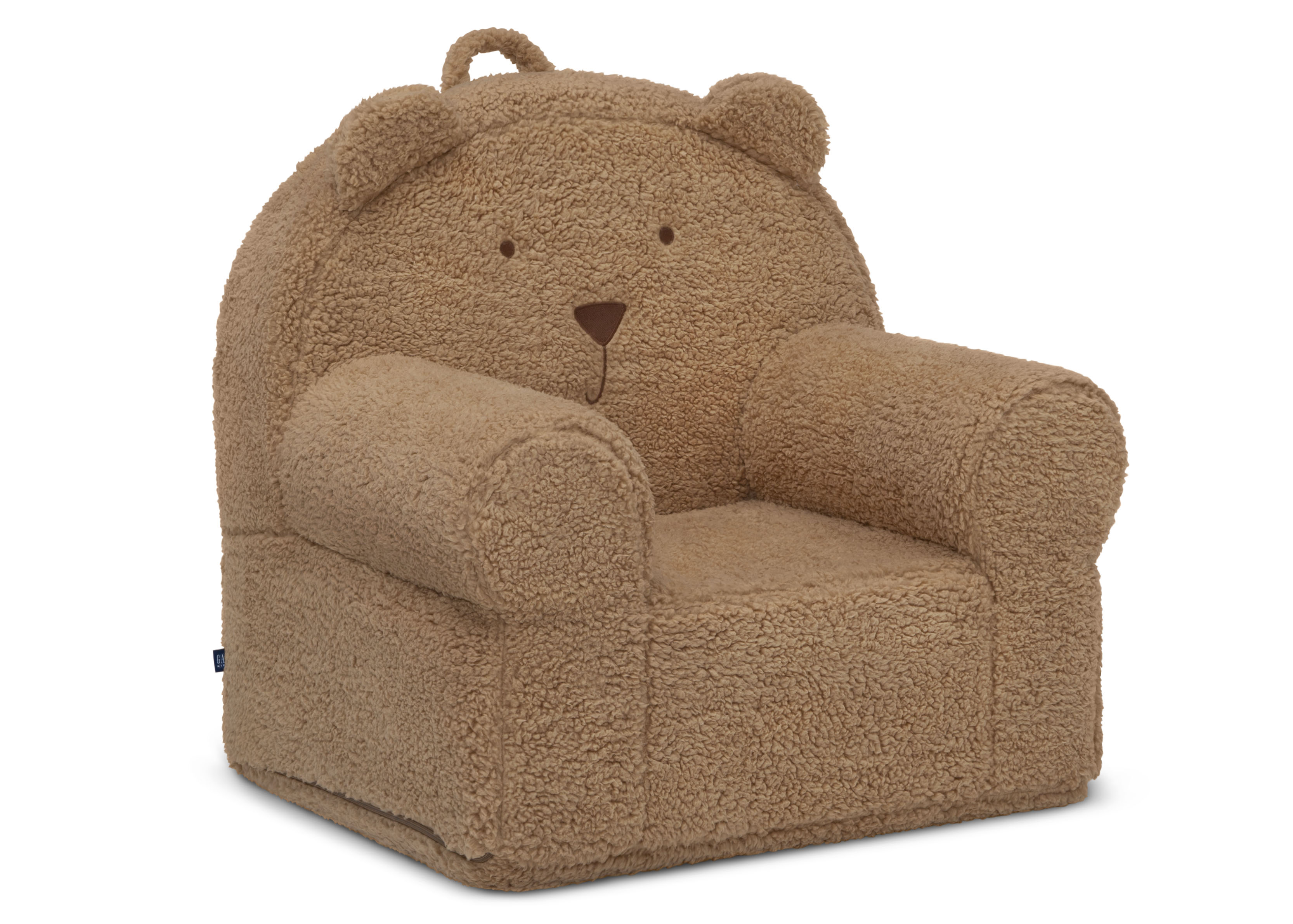 Cozy BabyGap Sherpa Bear Chair - Soft Plush Kids Armchair for Nursery, Bedroom & Playroom - Perfect for Reading, Relaxing & Playtime