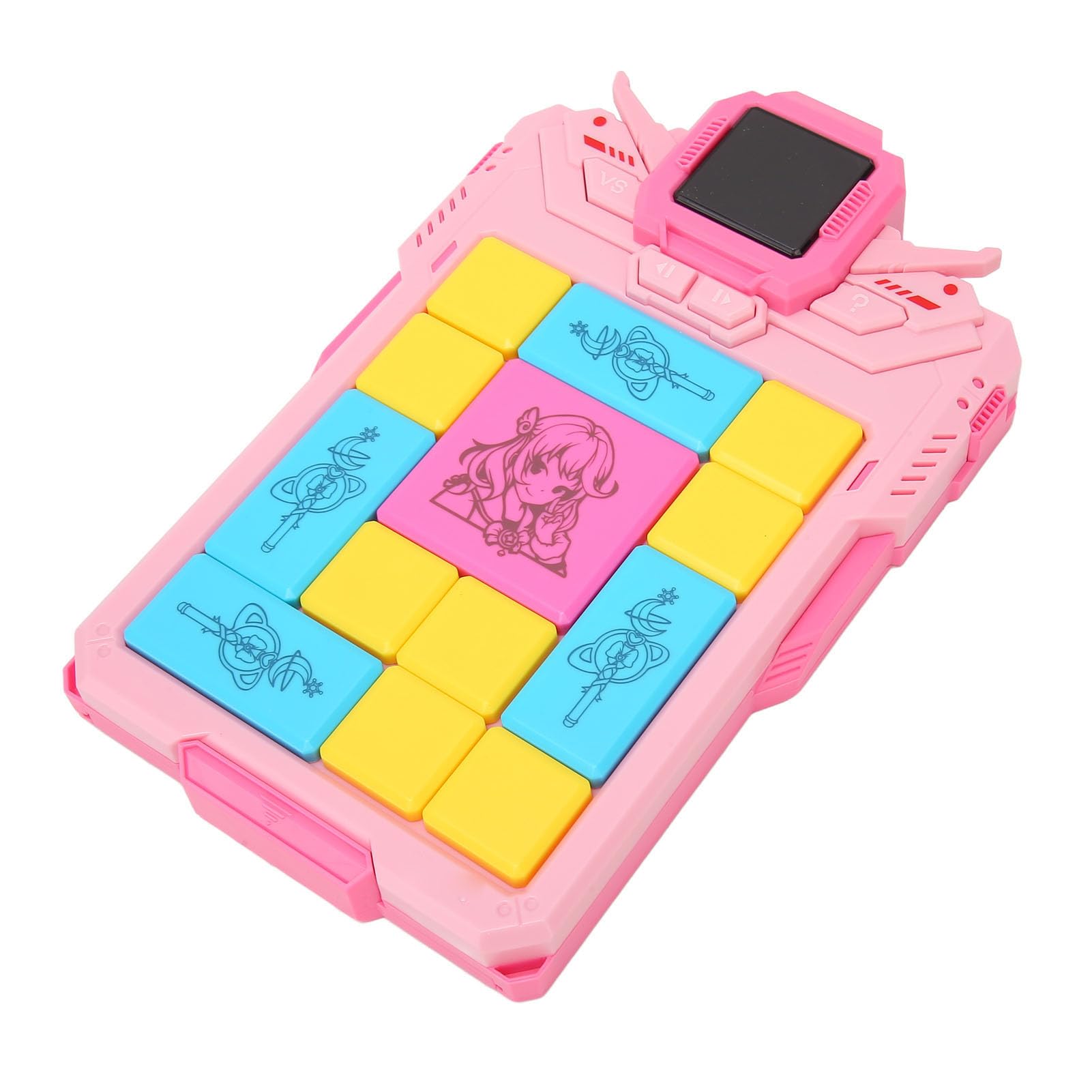 Electronic Slide Puzzle Game - 1000 Challenges Magnetic Logic Brain Teaser for Kids, Teens & Adults | Portable Handheld Puzzle Console for Travel, Office & Family Fun (Type 2)