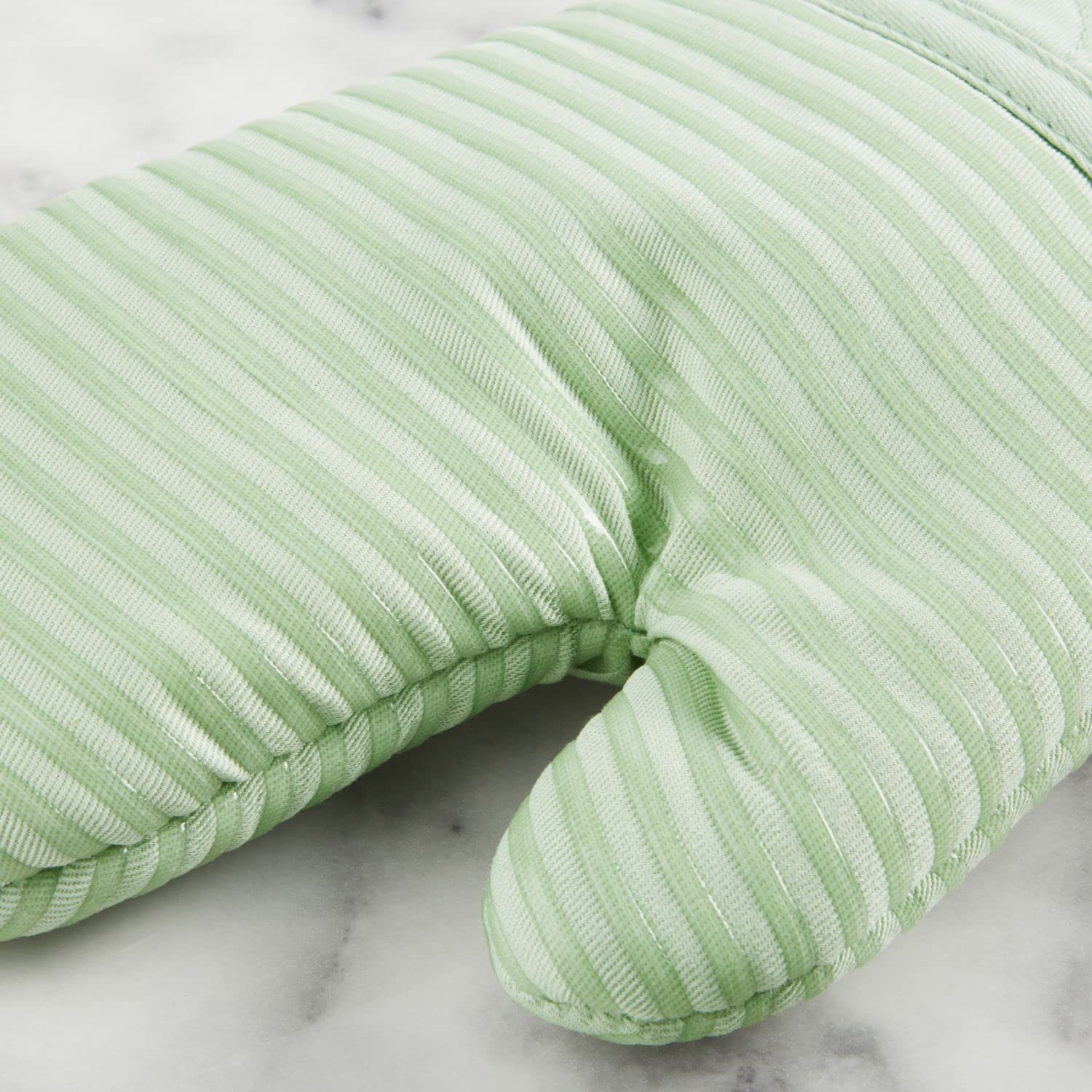 KITCHENAID Heat Resistant Quilted Cotton Terry Cloth Oven Mitt & Pot Holder Set (4-Piece) - 16