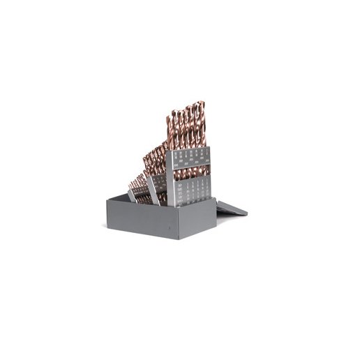29-Piece Cobalt High-Speed Steel Drill Bit Set (1/16