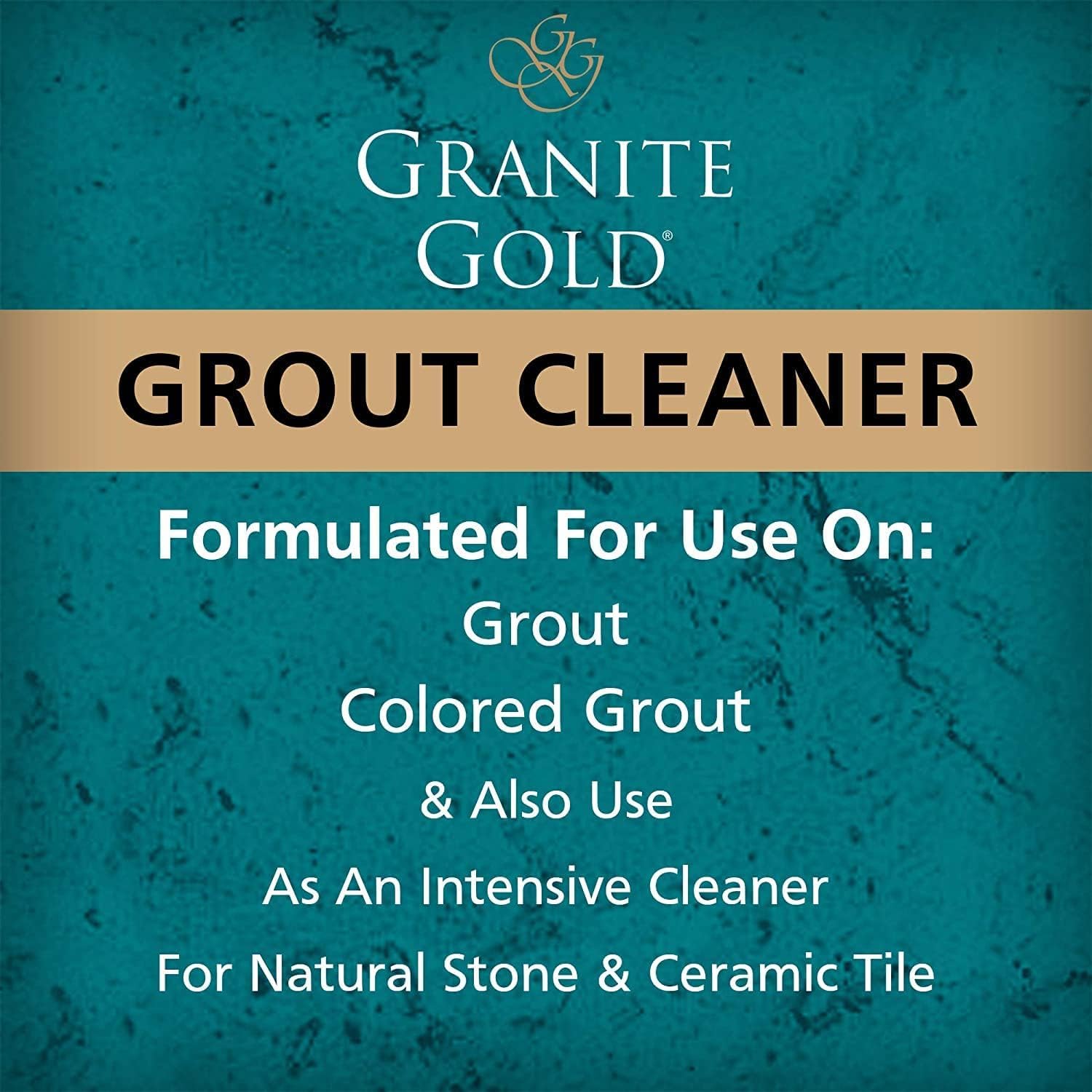 Granite Gold Grout Cleaner Spray with Brush - 64oz + 24oz + 4 Brushes - Deep Cleans Stone, Ceramic, Glass & Colored Grout - Perfect for Bathroom Tiles, Kitchen Backsplash & Shower Cleaning