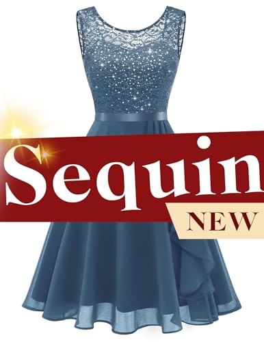 Grey Blue Sequin