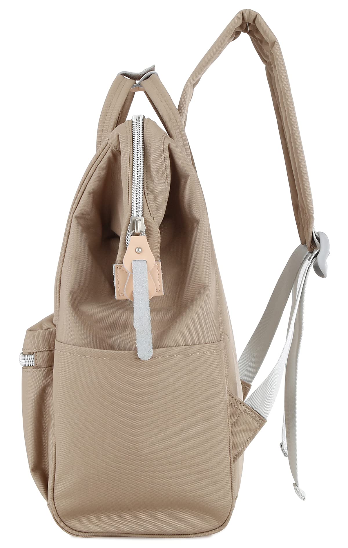Himawari Laptop Backpack for Women & Men with USB Charging Port - Water Resistant Travel Backpack for Business, College & Work - Large Computer Bag for Doctors, Students & Professionals (1881-Khaki, Regular) - Perfect for Daily Commute, Business Trips & Campus Life