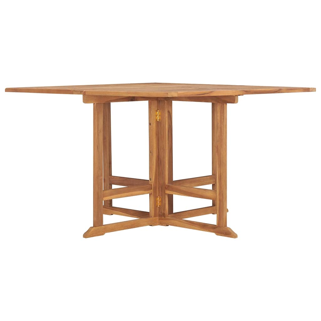 Folding Teak Wood Outdoor Dining Table 47.2