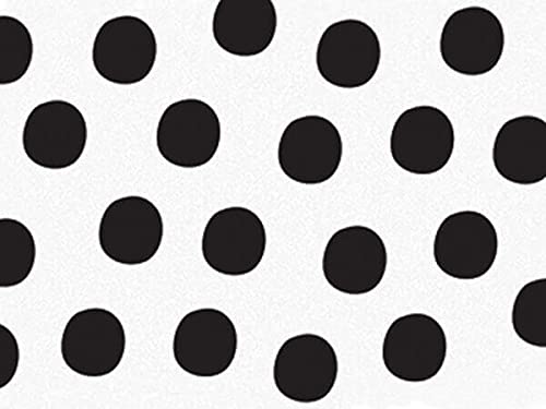 Black and White Polka Dot Tissue Paper - 20x30 Inches - 48 Sheets Premium Wrapping Paper for Gift Bags, Party Decorations & Craft Projects