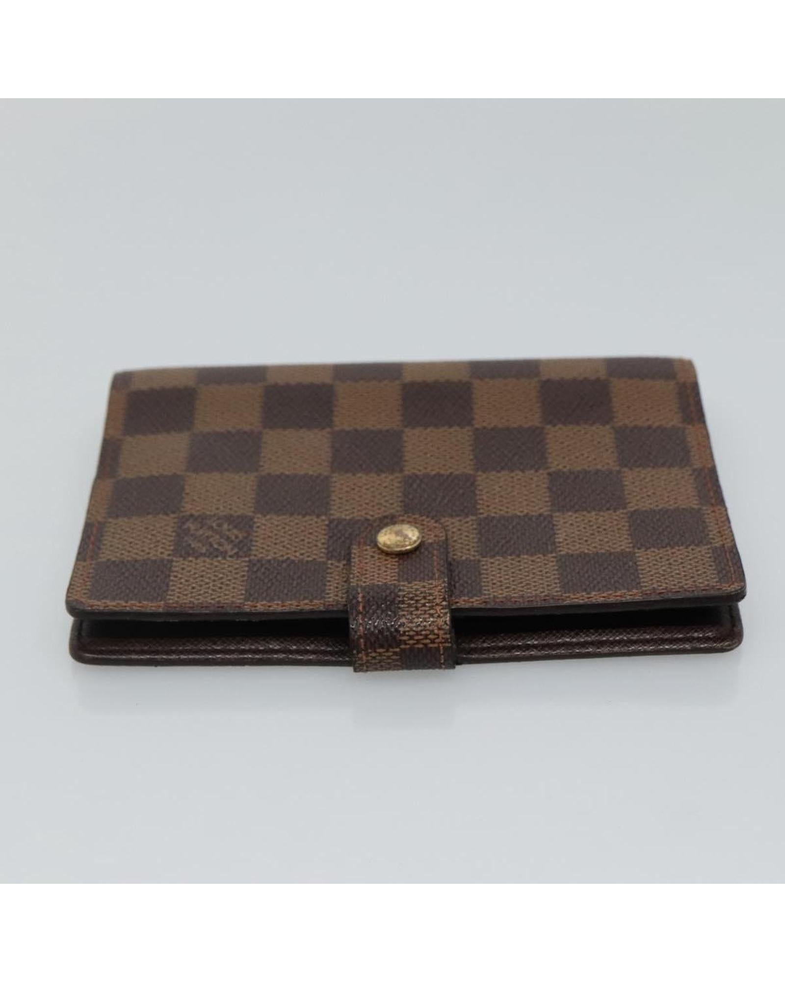 Louis Vuitton Damier Ebene PM Agenda Planner - Luxury Leather Organizer for Business & Personal Use | Perfect for Meetings, Scheduling & Daily Planning