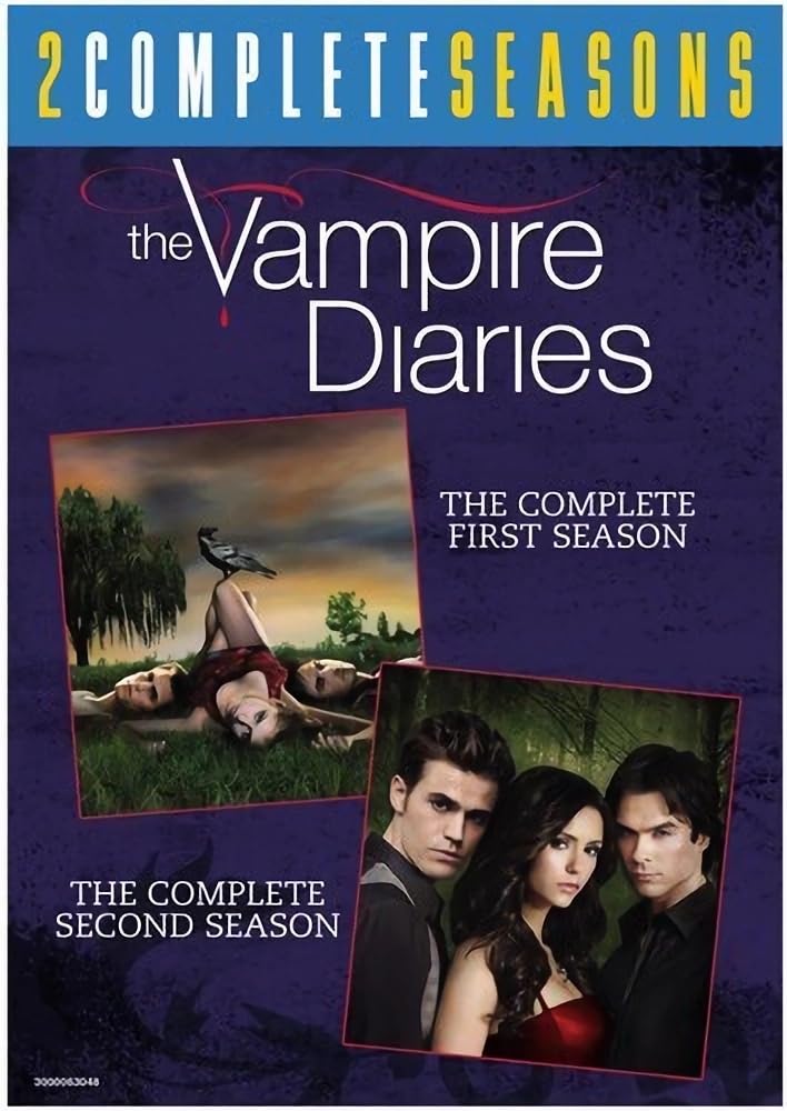 The Vampire Diaries Seasons 1 & 2 DVD Box Set - Complete First and Second Seasons Collection (Back to Back Edition, Gift Set) | Perfect for TV Show Fans, Supernatural Drama Lovers, and Vampire-Themed Gift Giving
