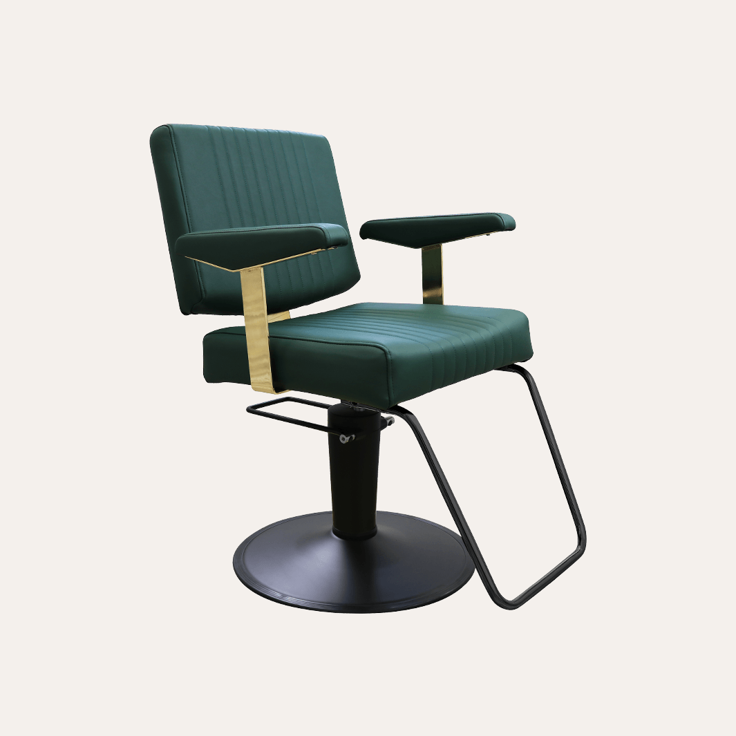 ATHENA Professional Salon Chair - Adjustable Hydraulic Styling Chair for Hairdressers & Barbers - Perfect for Salons, Barber Shops & Home Use