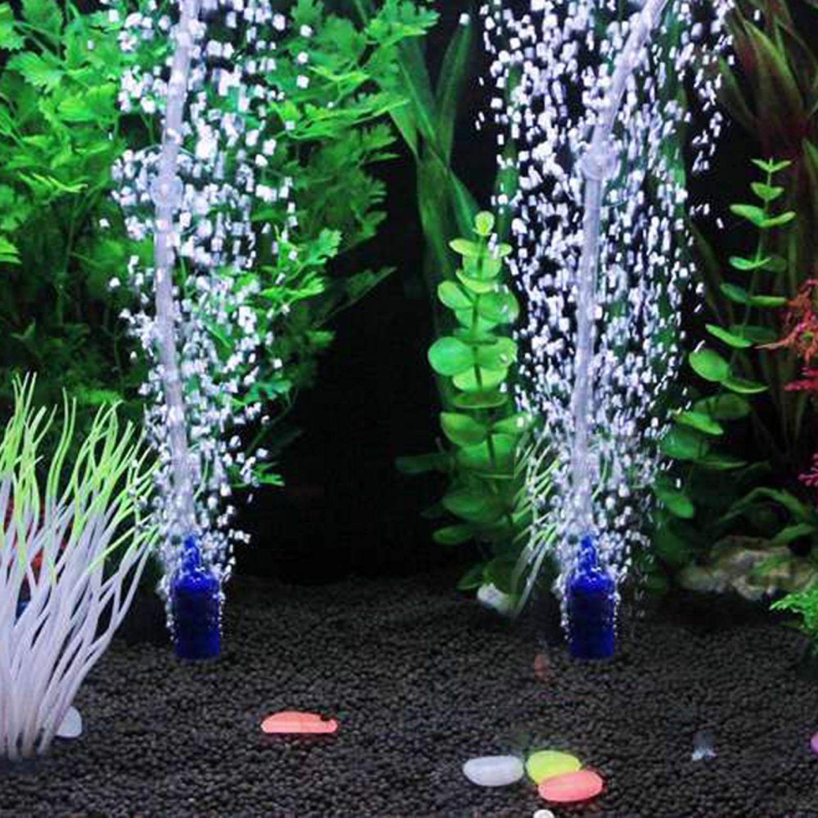 Dioche Cylinder Blue Bubble Stone - Premium Aquarium Air Stone for Fish Tank Aeration, Oxygenation & Decoration | Perfect for Freshwater & Saltwater Tanks, Aquatic Plants, and Pet Fish Habitats