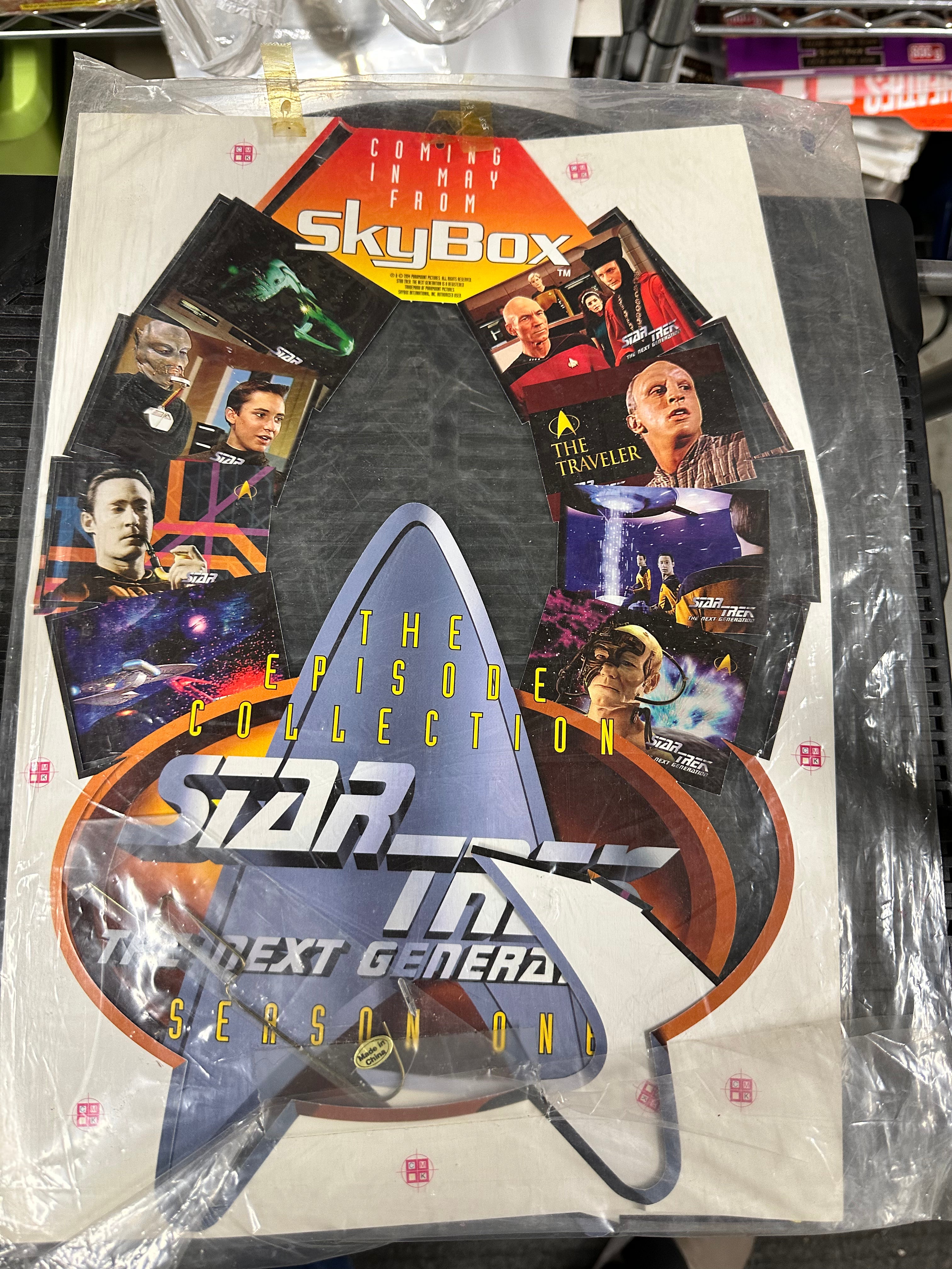 Star Trek The Next Generation 1994 Rare TV Show Collectible Mobile - Perfect for Sci-Fi Fans & Memorabilia Collectors