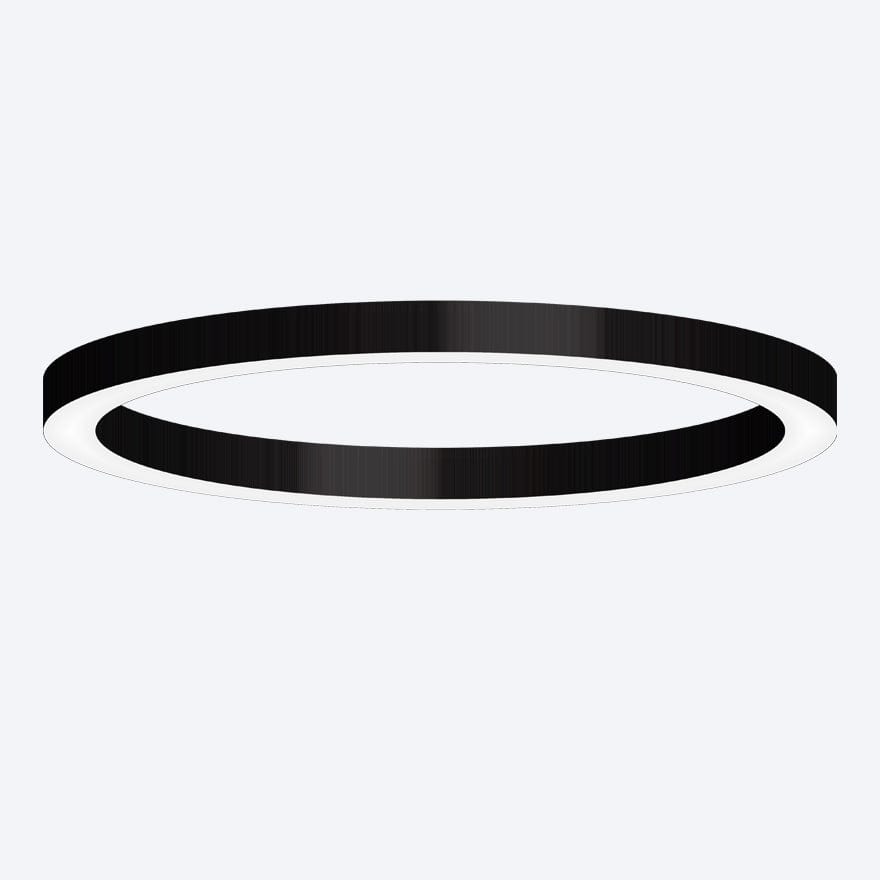 80W LED Ceiling Light Ring - 60cm Dimmable Modern Flush Mount Fixture for Living Room, Bedroom & Kitchen Lighting