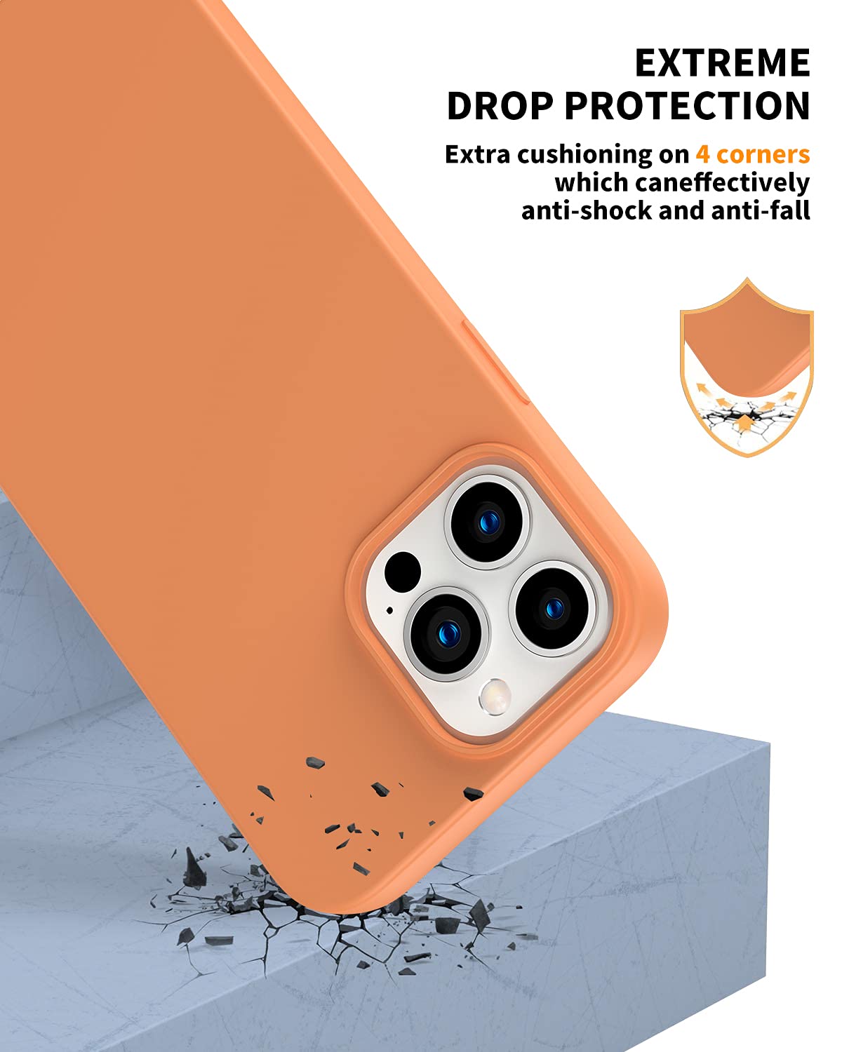 Premium Ultra Slim Shockproof Silicone Case for iPhone 13 Pro Max (6.7