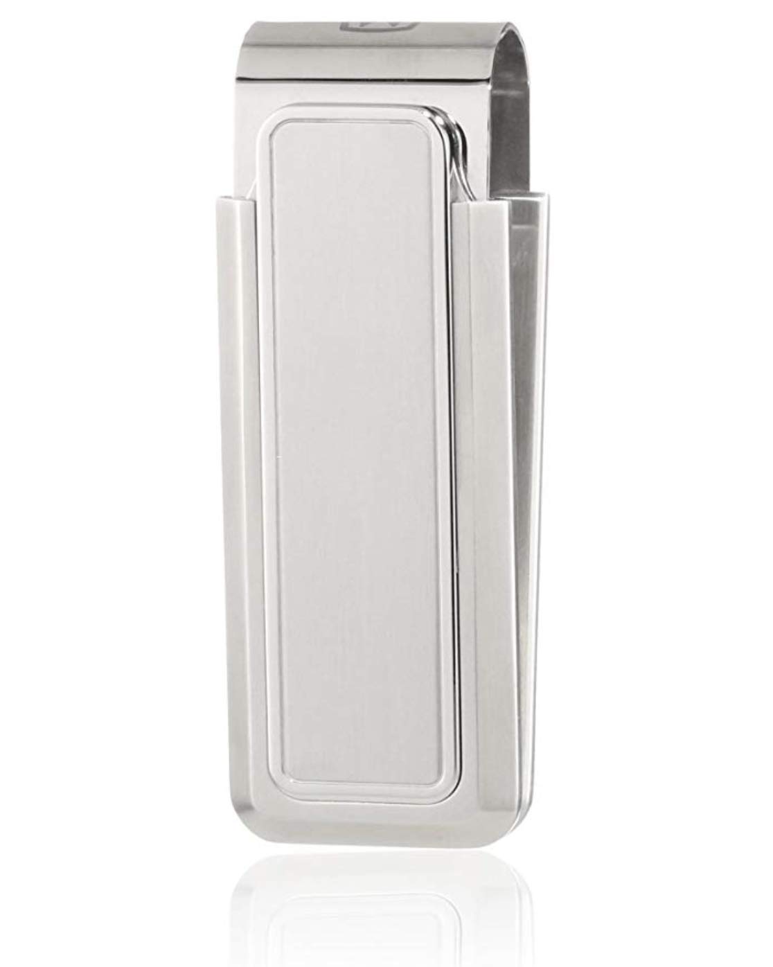 Premium Stainless Steel Money Clip for Men - Slim Credit Card & Cash Holder - Minimalist Wallet Alternative - Perfect for Travel, Business & Everyday Carry