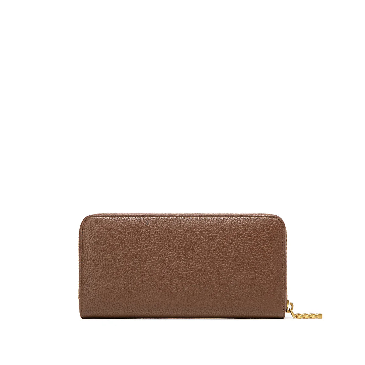 Mae Zip Wallet Bag in Espresso Pebbled Leather - Stylish Crossbody Purse for Women, Perfect for Travel, Shopping & Everyday Use