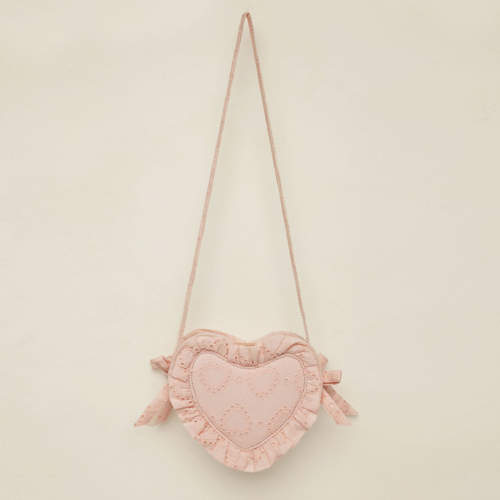 Blush Pink Heart-Shaped Crossbody Purse for Women - Cute & Trendy Clutch Bag for Date Night, Parties & Everyday Use