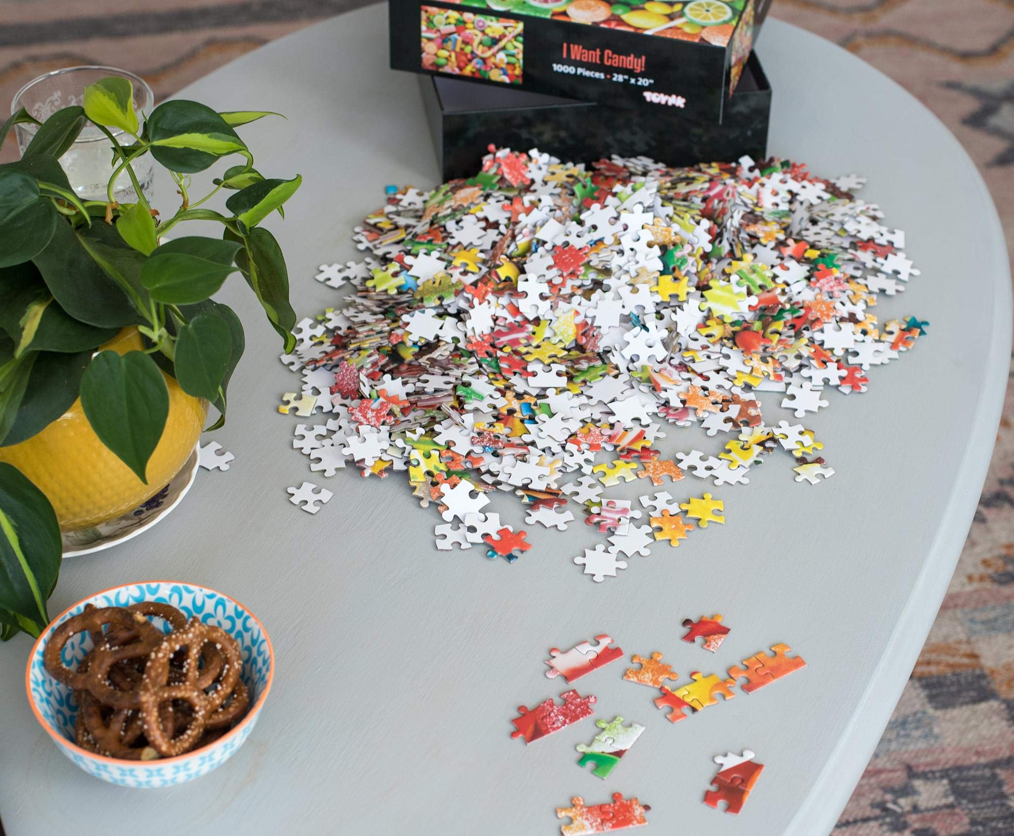 1000 Piece Jigsaw Puzzle for Adults & Kids - Candy Themed Family Game Night Activity | Fun Brain Teaser & Educational Toy for Parties, Gifts & Relaxation