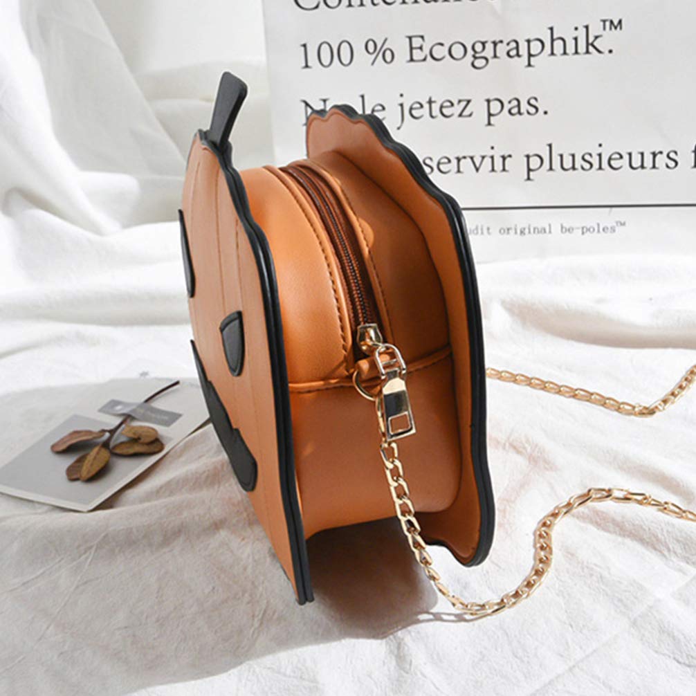 Halloween Pumpkin Crossbody Bag - Gothic Devil Shoulder Purse for Women, Cute Novelty Handbag for Halloween Parties, Cosplay & Goth Fashion Accessories