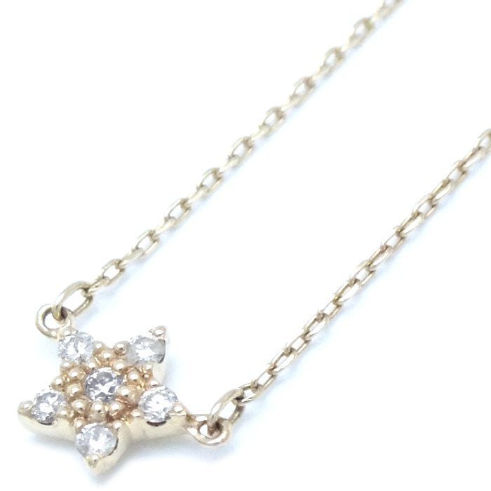4℃ Diamond Star Necklace - 10K Yellow Gold Pendant for Women | Elegant Jewelry Gift for Birthday, Anniversary & Valentine's Day