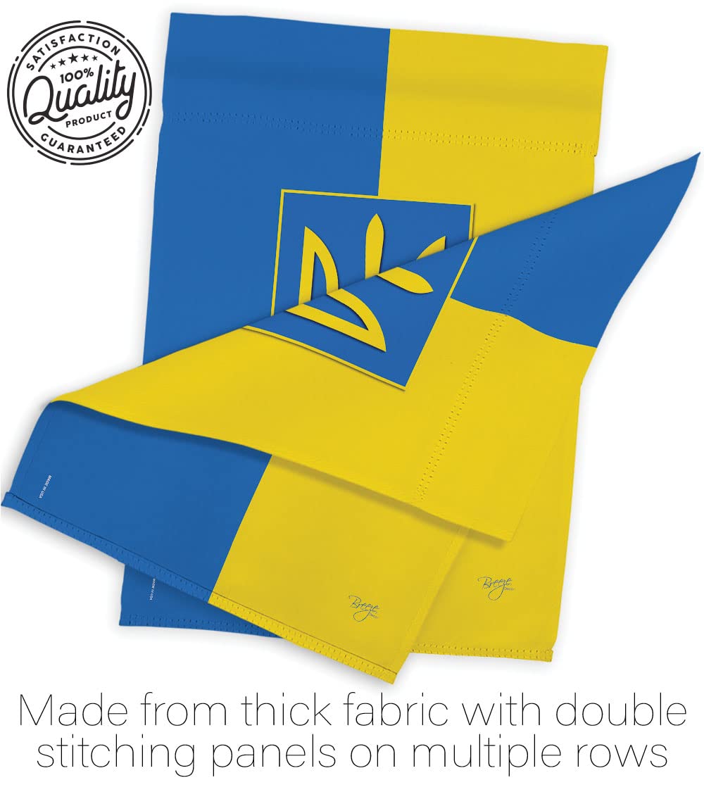Ukraine Garden Flag Set with Stand - Double-Sided Yard Decor Gift