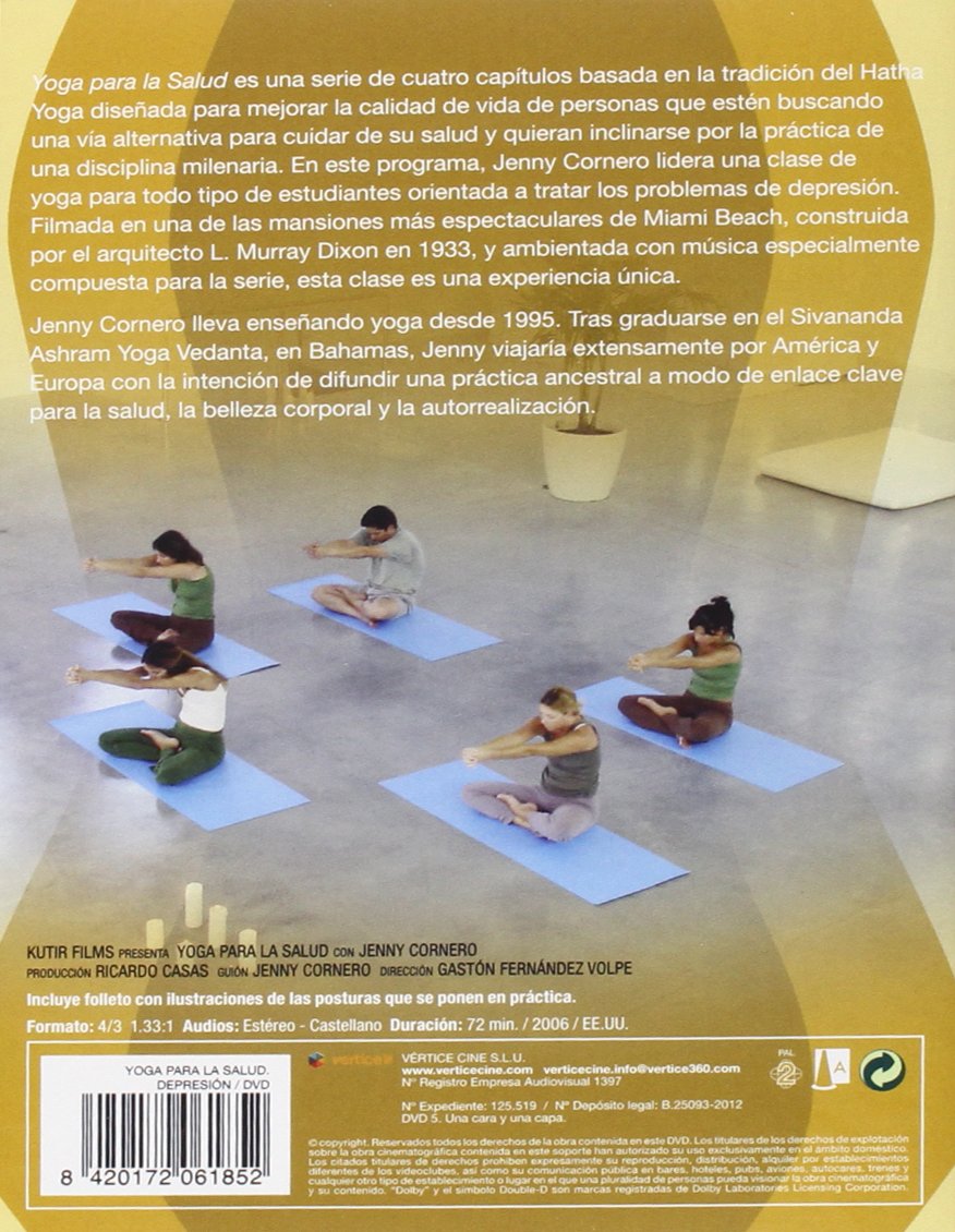 Yoga for Health 3: Depression Relief (Intermediate Level) - Imported DVD (PAL Region 2) - Perfect for Home Yoga Practice & Mental Wellness