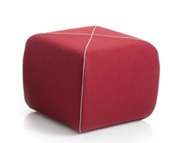 Joe Colombo Crossed Pouf - Modern Stylish Ottoman for Living Room, Bedroom & Lounge - Perfect Footrest, Extra Seating & Decorative Accent