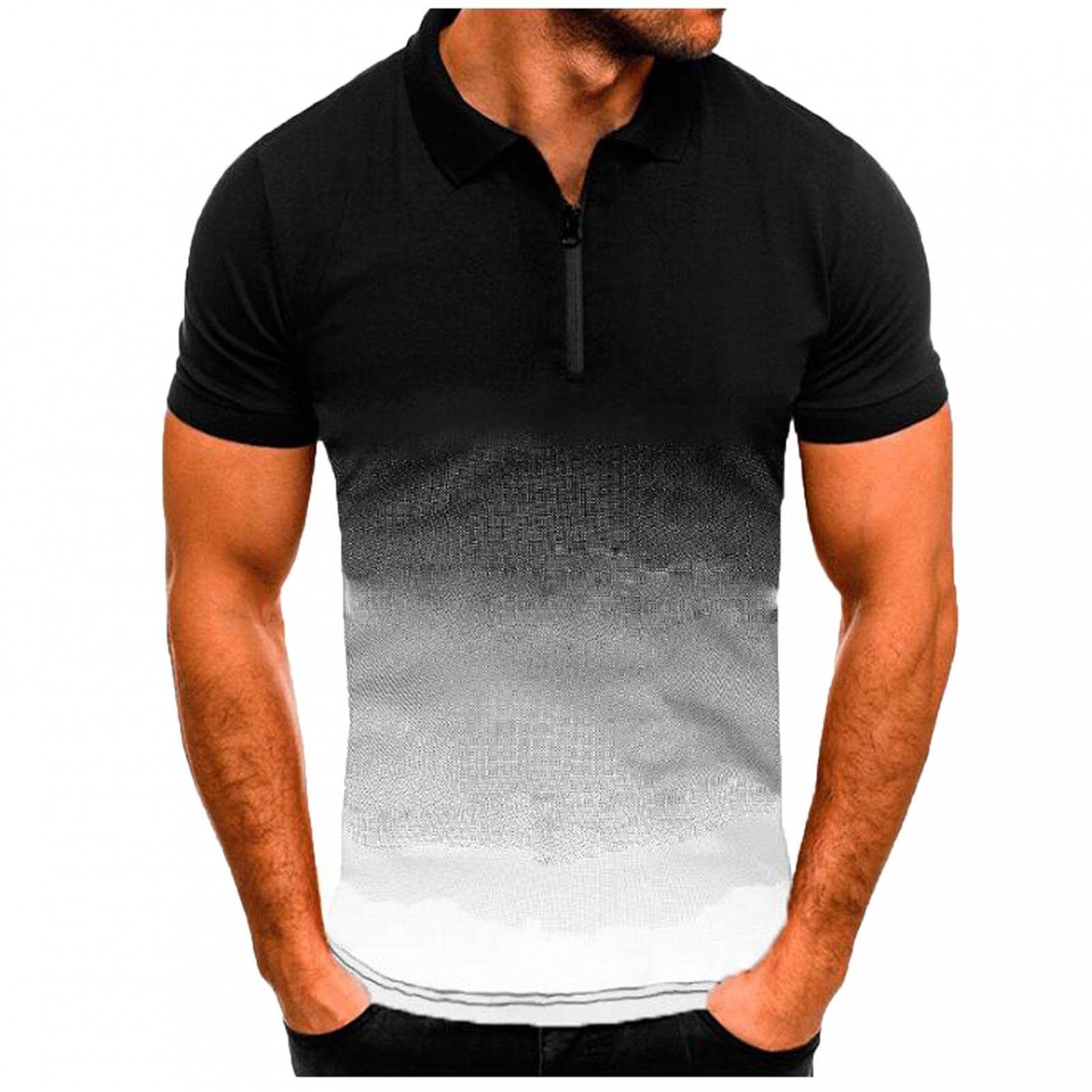 Men's Polo T-Shirts - Comfortable Henley & Crew Neck Casual Short Sleeve Shirts for Workout, Gym & Everyday Wear | Breathable & Stylish Tees for Men