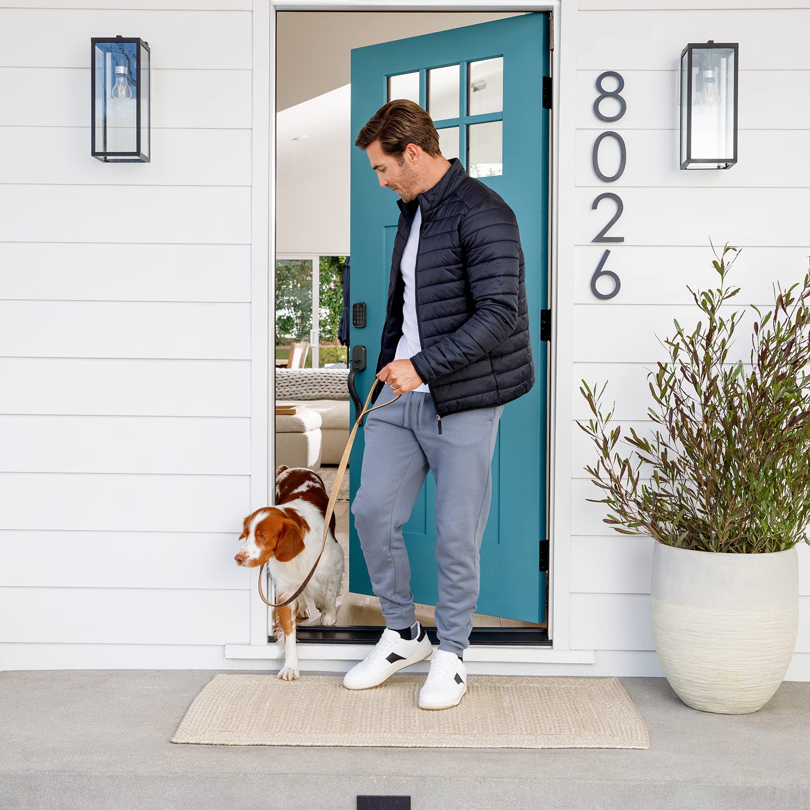 Yale Assure Lock 2 Deadbolt - Smart Keyless Entry Door Lock with Z-Wave Connectivity, Black Suede Finish, Keypad for Secure Code Entry (Model YRD450-ZW2-BSP) - Perfect for Smart Homes, Vacation Rentals & Enhanced Home Security
