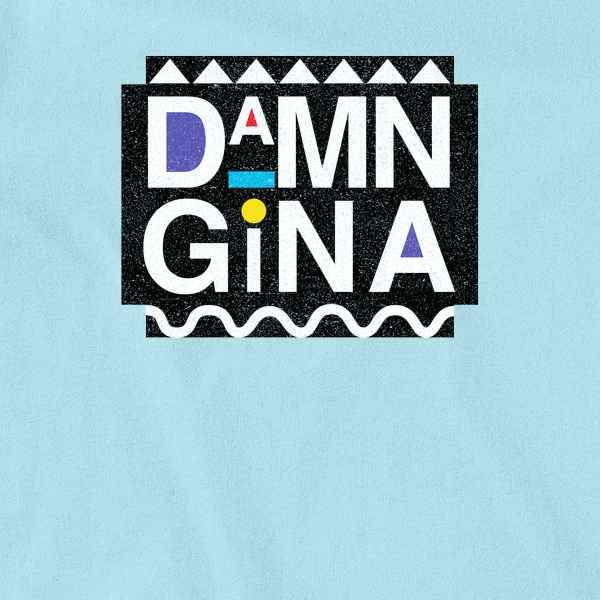 Pop Threads Damn Gina Baby Bodysuit - Retro 90s Funny Infant Outfit for Boys & Girls | Cute Newborn Gift for Birthdays, Baby Showers & Family Photos