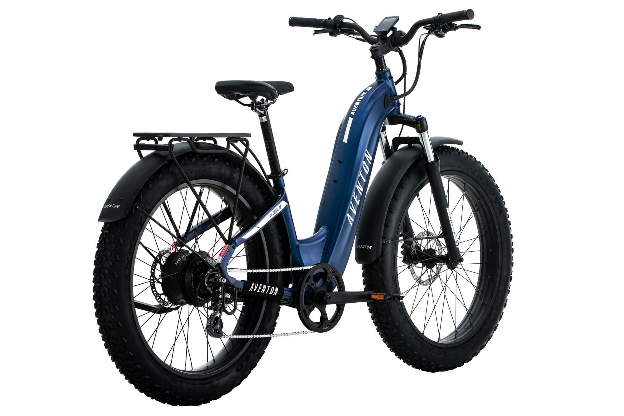 AVENTON Aventure.2 Step Through Electric Bike - 750W Motor, 60+ Mile Range, Hydraulic Disc Brakes - Perfect for Commuting, Leisure Rides & Off-Road Adventures