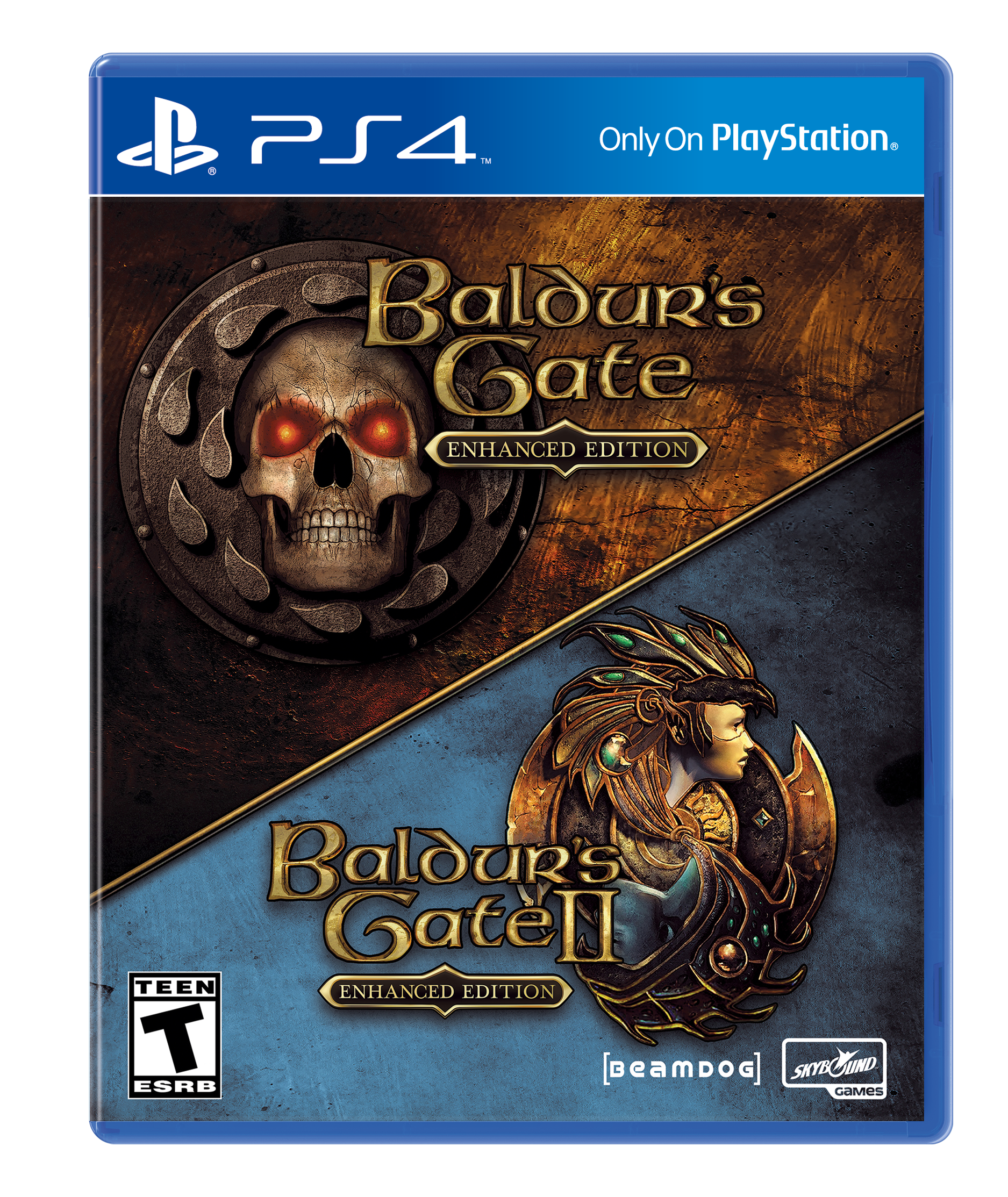 Baldur's Gate 1 & 2 Enhanced Edition Bundle - Complete in Box (CIB) for PlayStation 4 - Classic RPG Adventure for Fantasy Gaming Enthusiasts