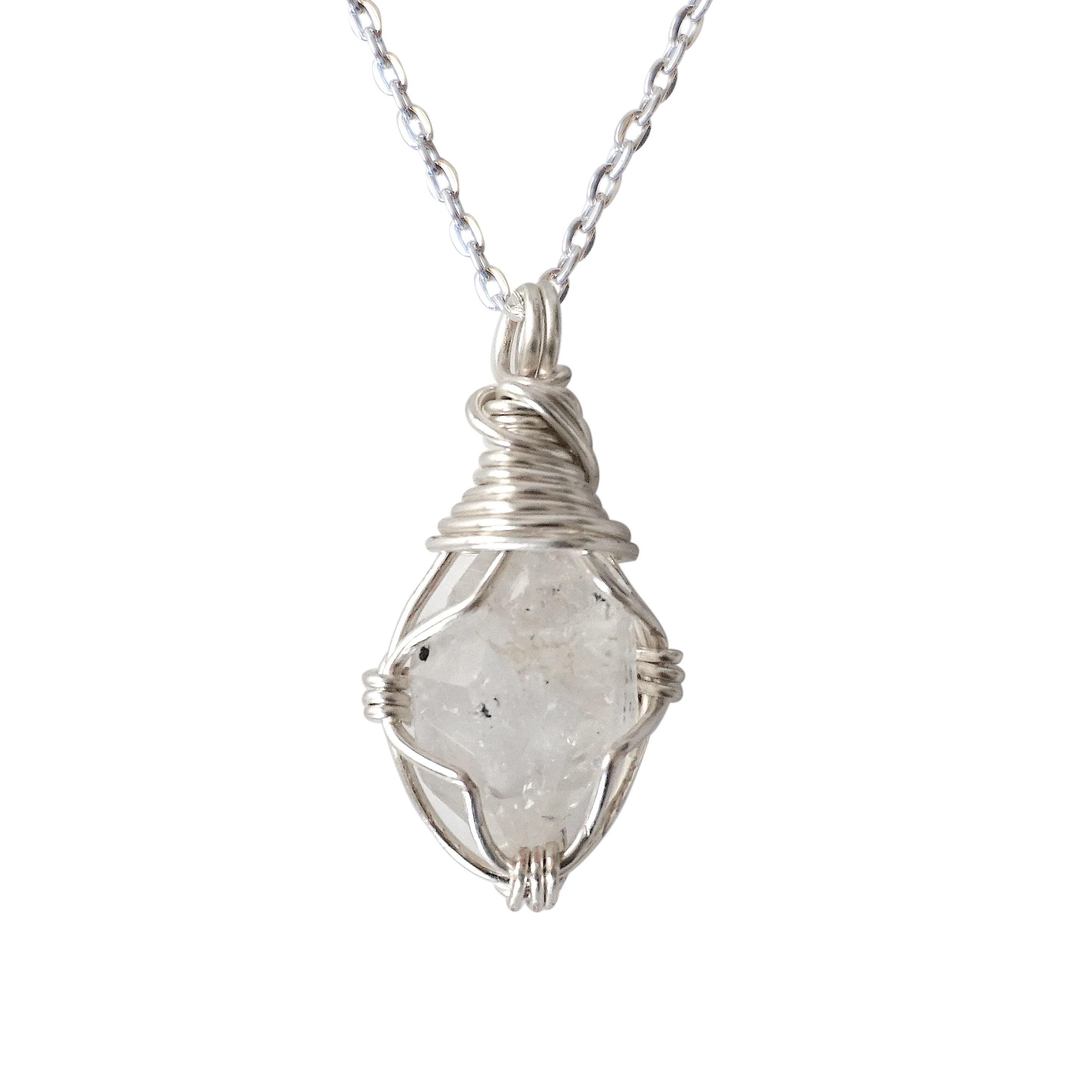Elegant Herkimer Diamond Birthstone Necklace - Dainty Crystal Pendant for Women - Perfect Gift for Birthday, Anniversary & Special Occasions