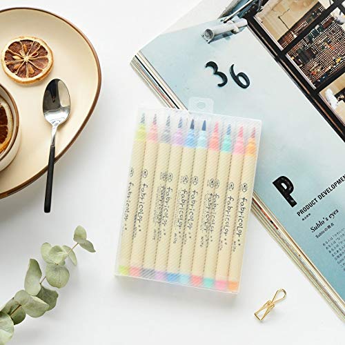 Cobaka 10-Color Brush Pen Set for Calligraphy, Writing, Signature, Drawing, Manga & Scrapbooking - Premium Art Supplies for School, Office & Craft Projects (CB805) - Perfect for Bullet Journaling, Hand Lettering & DIY Stationery