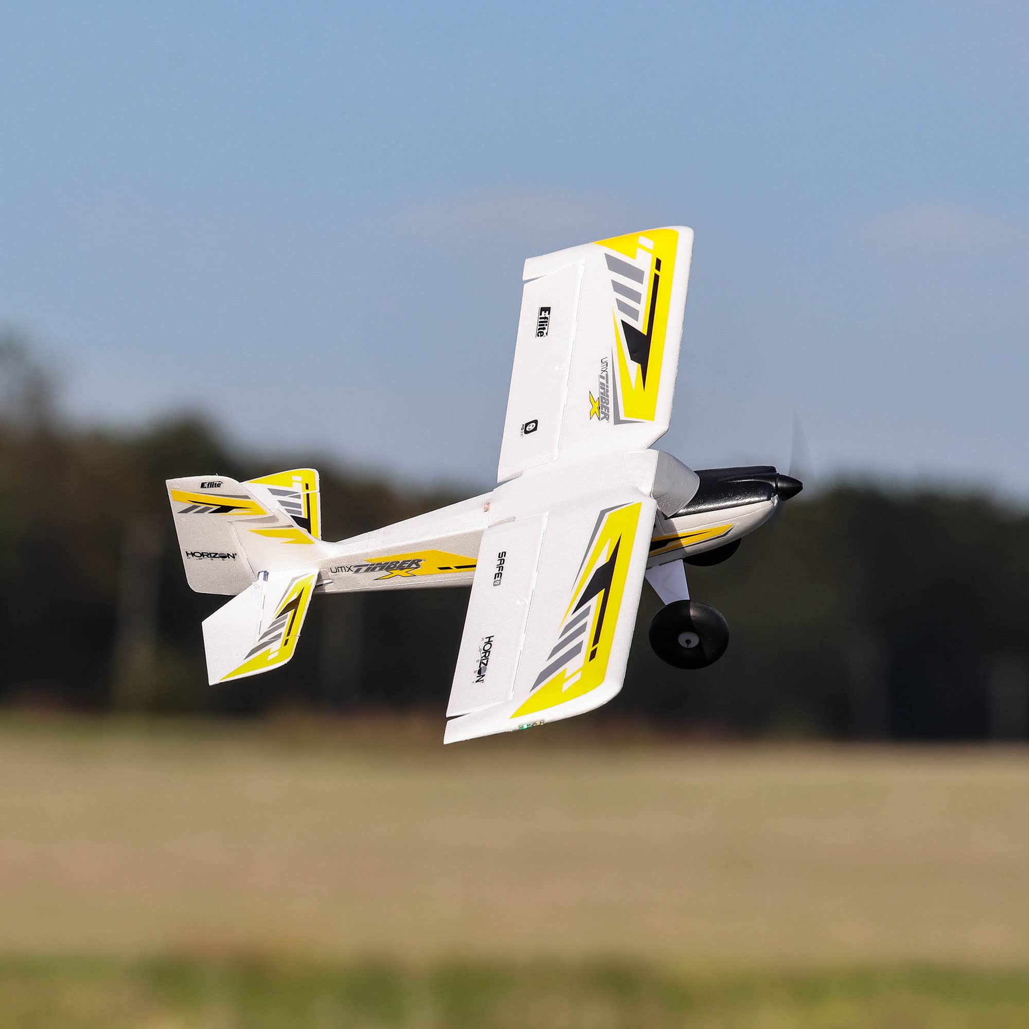 E-flite UMX Timber X BNF RC Airplane - 570mm Wingspan with AS3X & SAFE Select Technology (Transmitter/Battery/Charger Not Included) - Perfect for Beginners & Backyard Flying