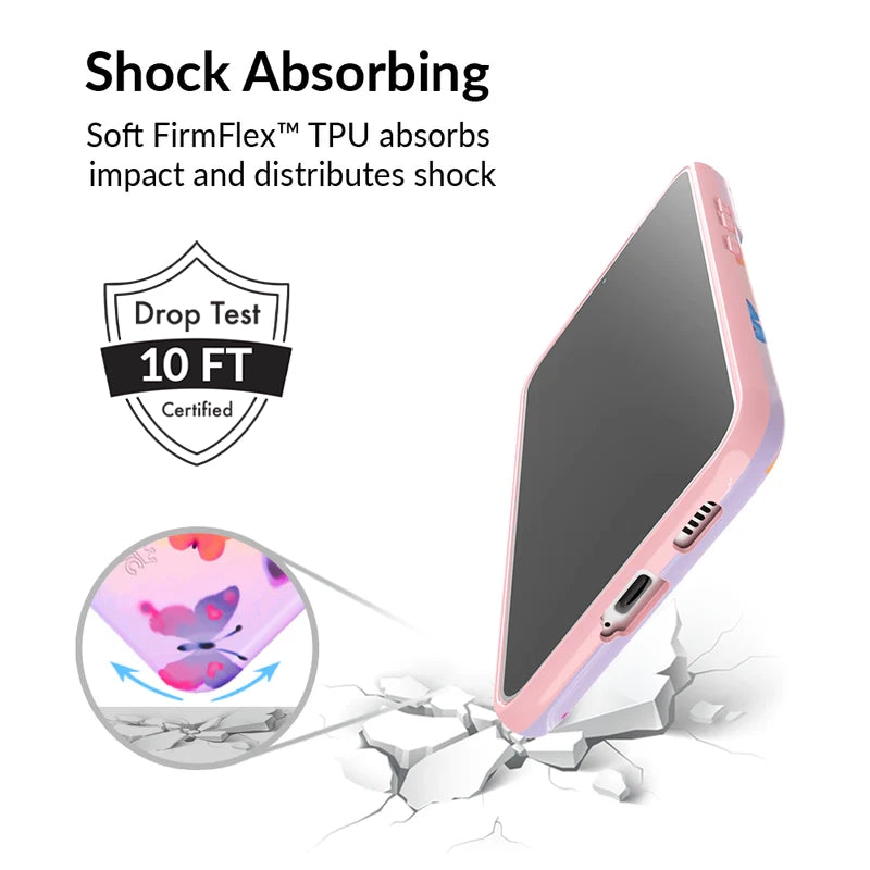 Aura Butterfly Samsung Phone Case - Premium Protective Cover for Samsung Galaxy Series | Perfect for Everyday Use, Travel & Style