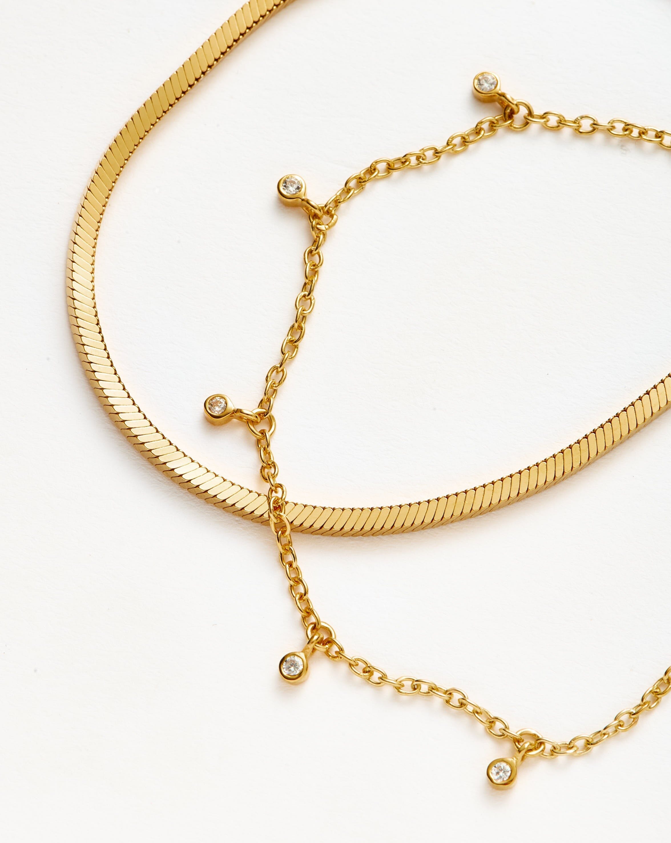 Interstellar Chain Bracelet Set for Women - Trendy Layered Bracelets for Everyday Wear, Gift Giving & Boho Fashion Accessories