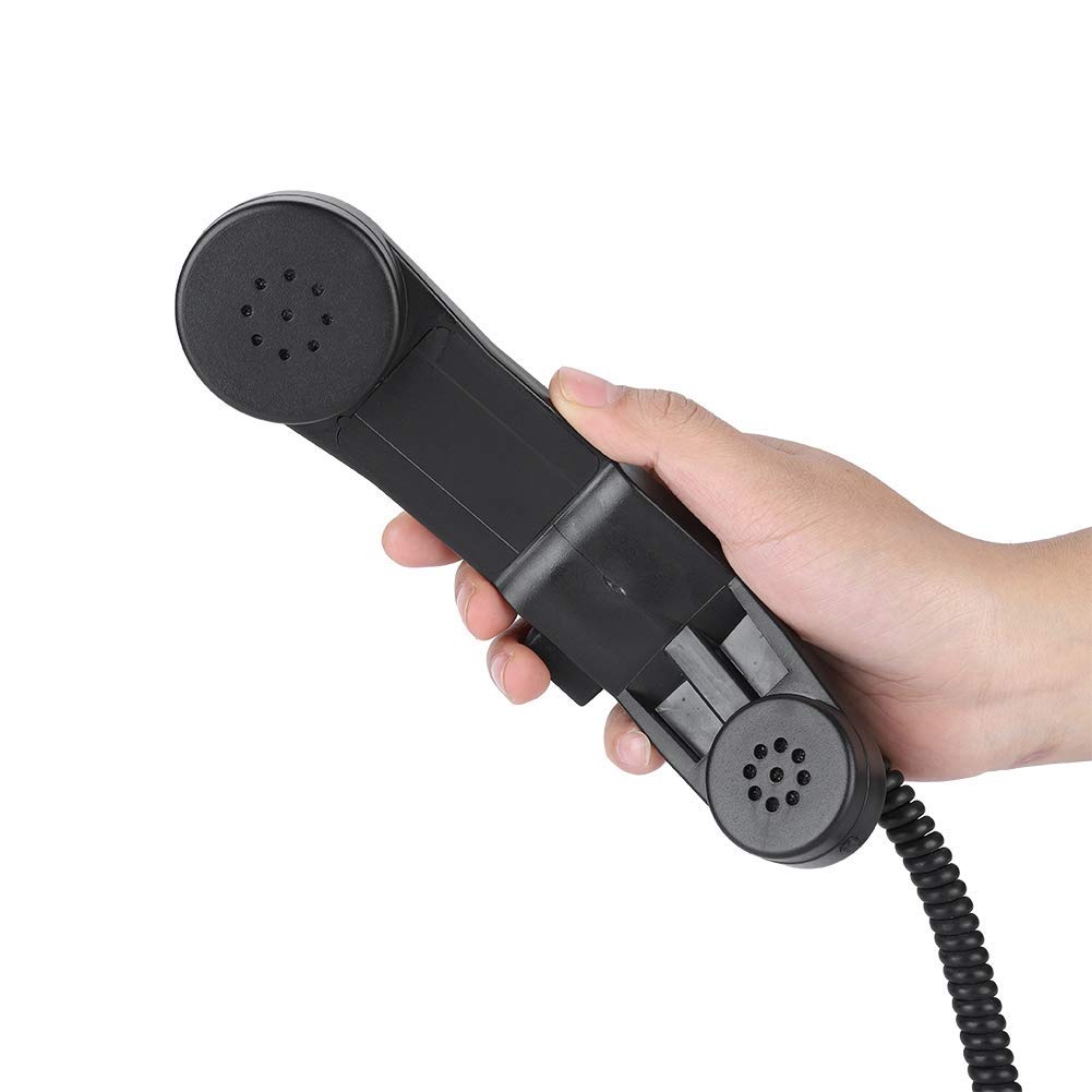 Vintage Retro Telephone Handset with 3.5mm Plug - HiFi Speaker Mic for Cell Phones, Shoulder Rest & Clear Sound | Perfect for Podcasting, Gaming, and Vintage Style Communication