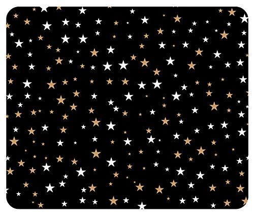 Premium Gold Star Mouse Pad - Non-Slip, Comfortable & Durable Gaming & Office Desk Accessory for PC, Laptop & Computer Workstations