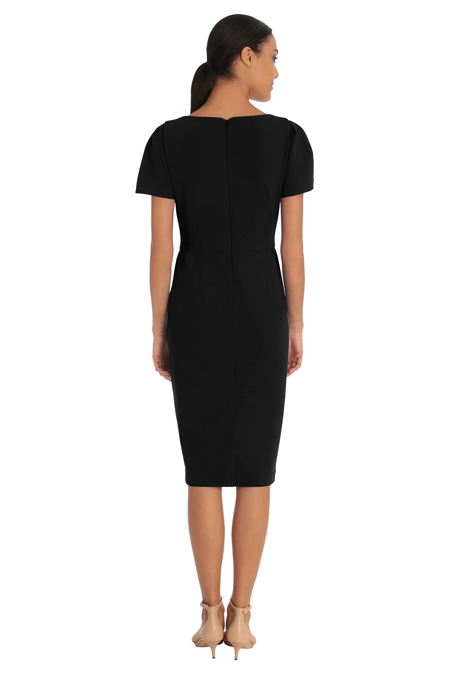 Maggy London Women's Sheath Dress - Elegant Slim Fit Formal Dress for Office, Cocktail Parties & Special Occasions