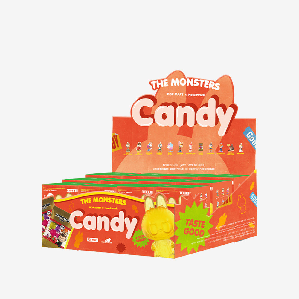 Labubu The Monsters Candy Series by Kasing Lung - Cute Collectible Vinyl Art Toy for Display & Gift Giving - Perfect for Home Decor, Office Desk & Pop Culture Enthusiasts